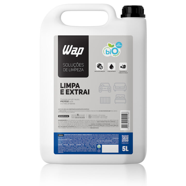 Limpador Concentrado 5 Litros de Baixa Espumação