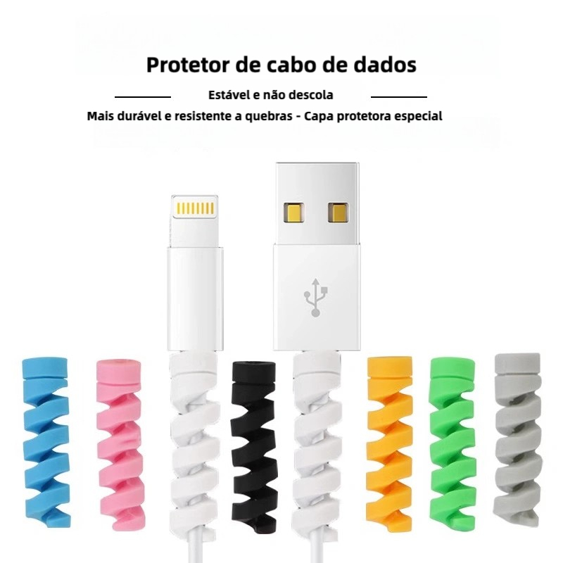 Protetor Linha De Dados Compacta Portátil Anti Quebra-proteção de cabo