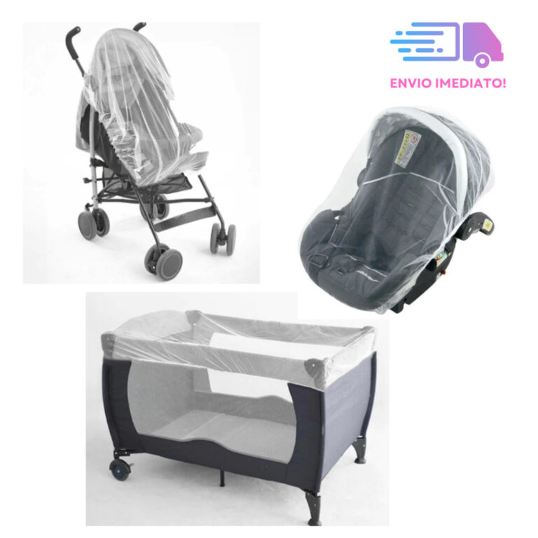 Mosquiteiro Bebê Multiuso para Carrinhos, Berço 