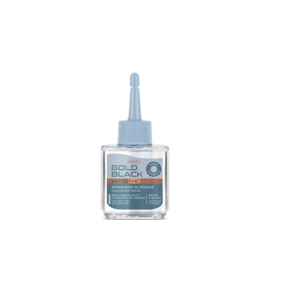 Amend Gold Black Nutritivo – Óleo Reparador de Pontas 30ml