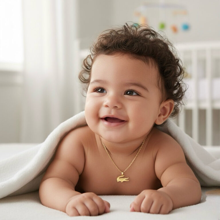 corrente jacaré bebê e infantil