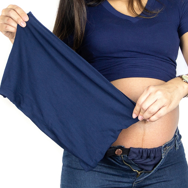 Kit Extensor + Faixa Gravida Gestante Gravidez Cal