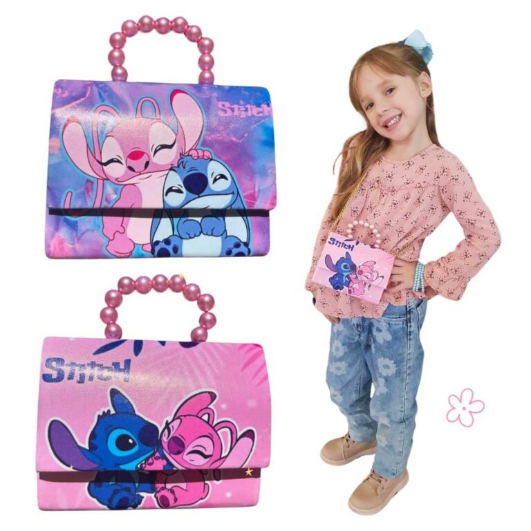 Mini Bolsa Infantil Transversal com Corrente, Esti