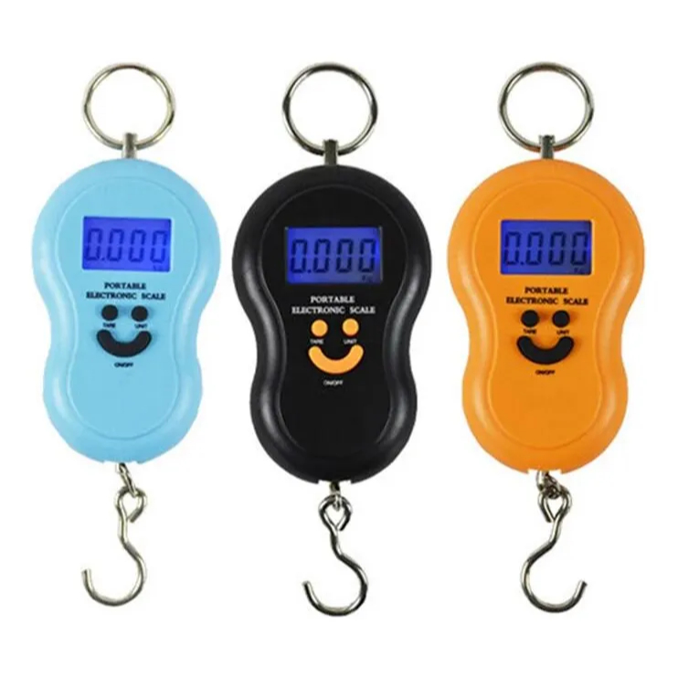 KIT 3 Balança de Gancho Metal Portátil Digital M