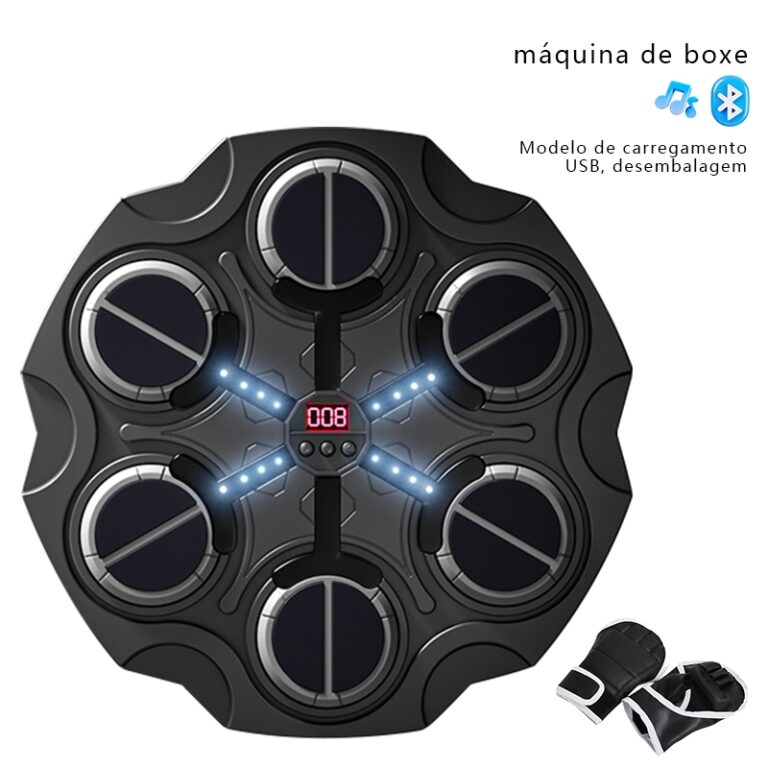 Maquina Aparelho Boxe Musical Inteligente De Pared