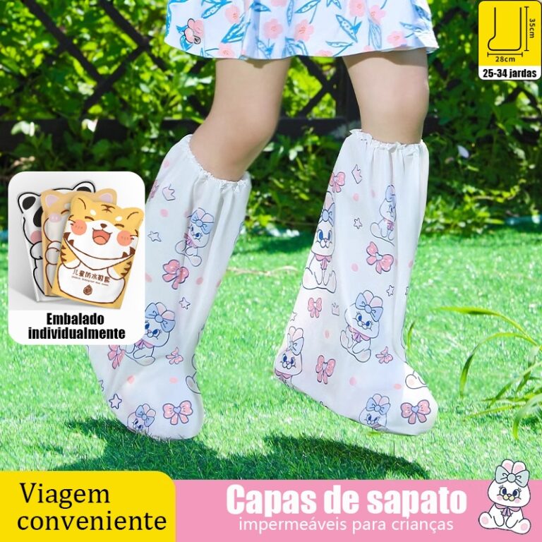Capas de sapato impermeáveis fofas, para uso ao a