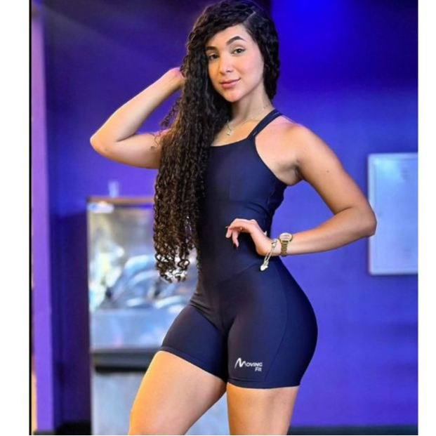 Macaquinho Suplex Feminino Fitness Moda Casual Al�