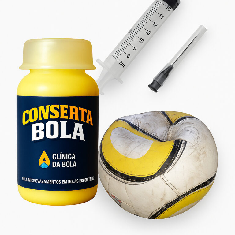 Conserta Bola Esportiva Pequeno Furo Kit Reparo