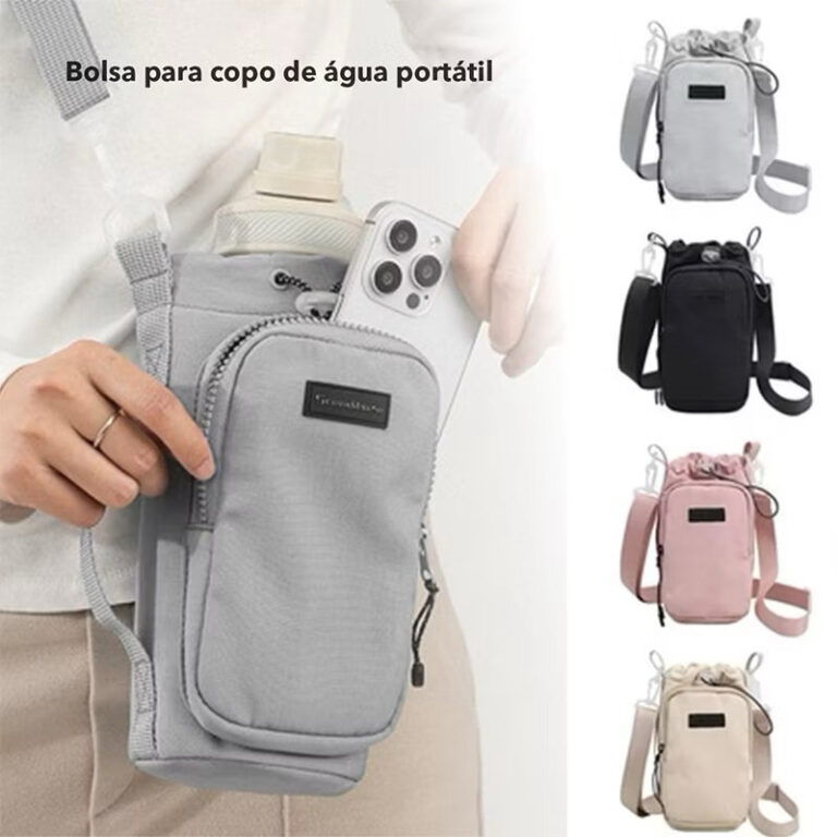 Bolsa Transversal Multifuncional Para Garrafa de �