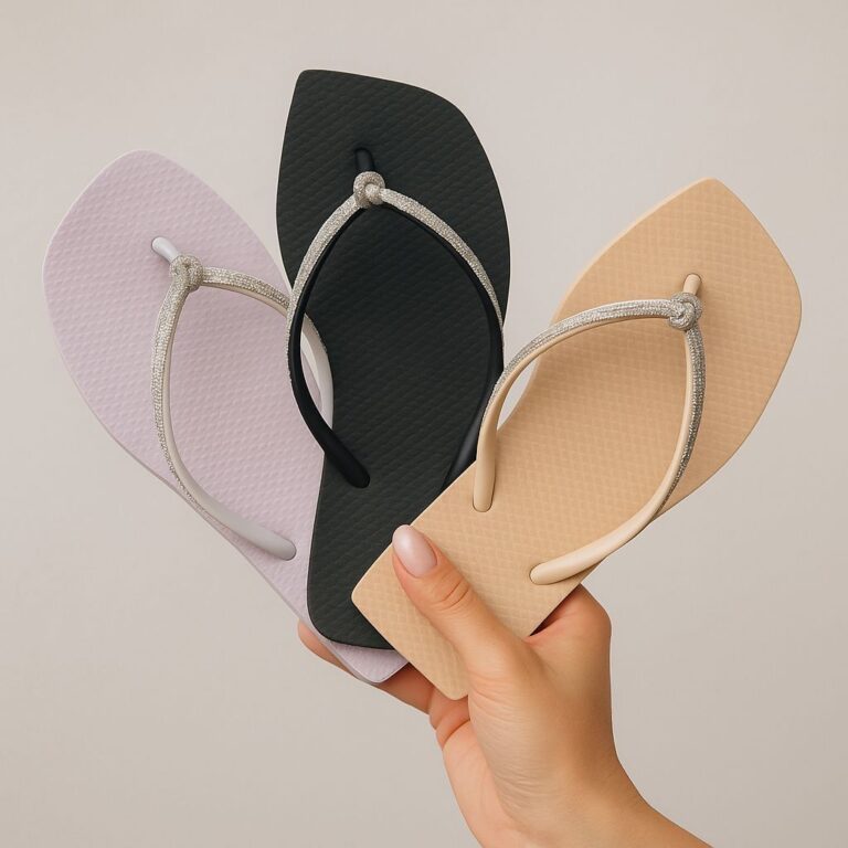 Chinelo Rasteira Quadrada Strass Feminino Do 34 Ao