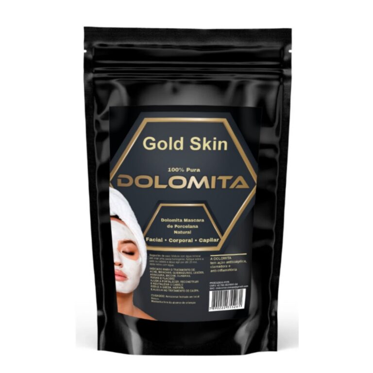 Dolomita em Pó Pura 1Kg SkinCare Dolamita Claread