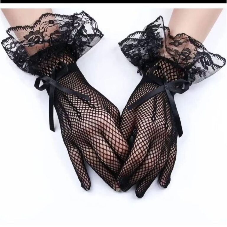 Luvas De Renda Floral