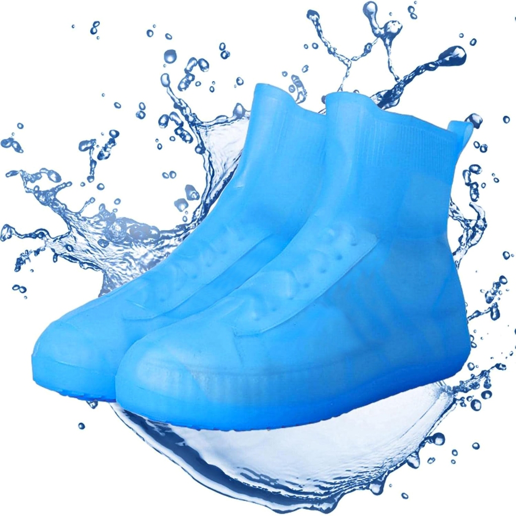 Capa De Chuva Em Silicone Reutilizável Para Sapato Antiderrapante Cano Alto Impermeável – A770