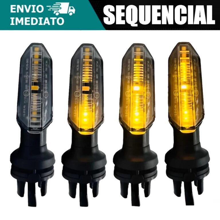 Kit 4 ou 2 Seta Pisca Led Sequencial Universal Hon
