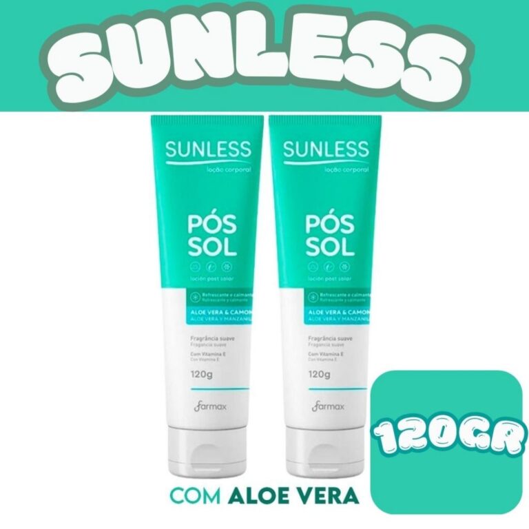 KIT 2x Unidades Loção Corporal Pós Sol Aloe Ver