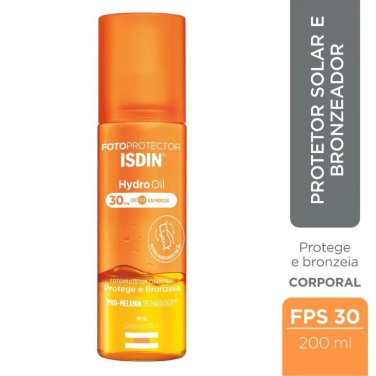 Protetor Solar Corporal e Bronzeador Isdin Hydro O