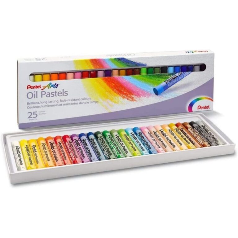 Giz Pastel Oleoso Pentel 25 Cores