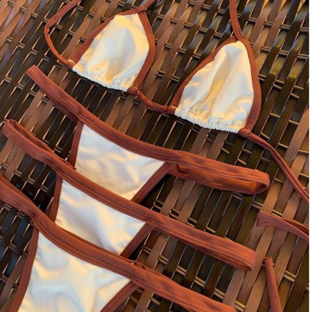 Biquíni Feminino Praia Conjunto Top Cortininha Ca