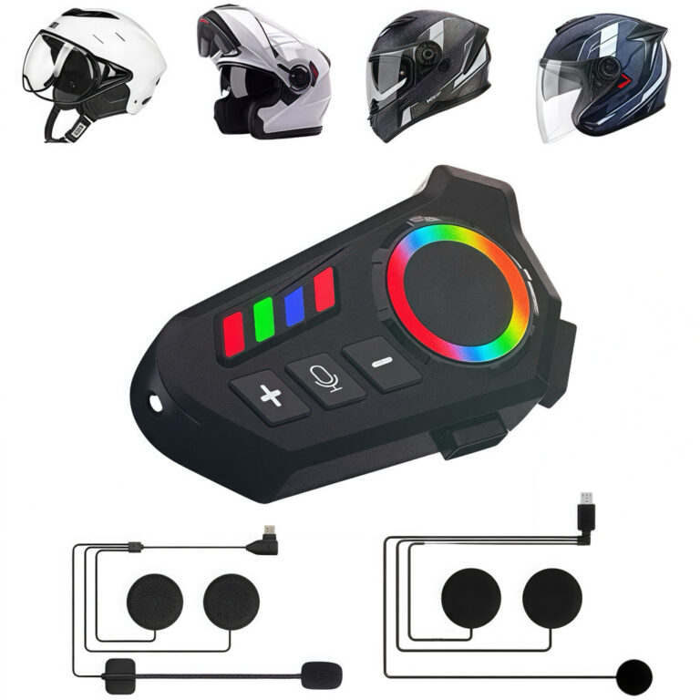 Fone de Ouvido de Capacete Moto Bluetooth Controle