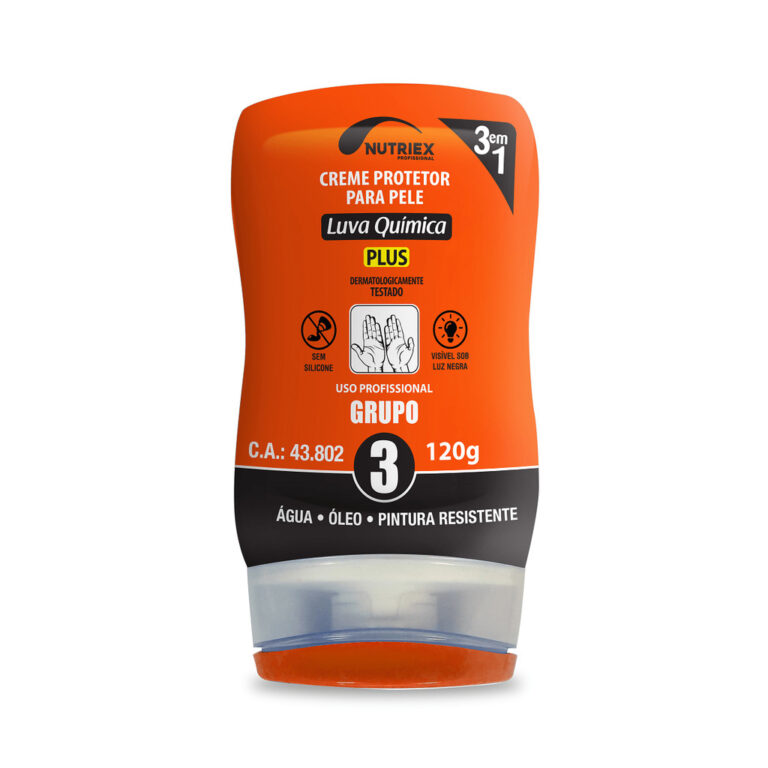 Creme Protetor Para Mãos Luva Química Profission