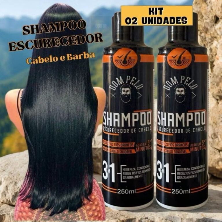 Shampoo Escurecedor Dom Pelo Sem Amônia 250ml Red