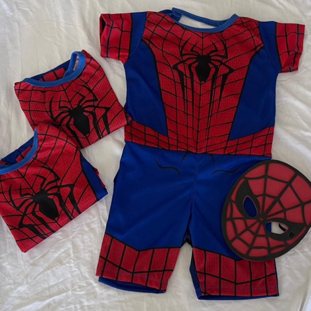 fantasia macacão curto aranha