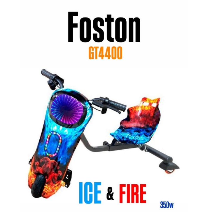Triciclo Elétrico Drift FOSTON 350w 8.5 Polegadas