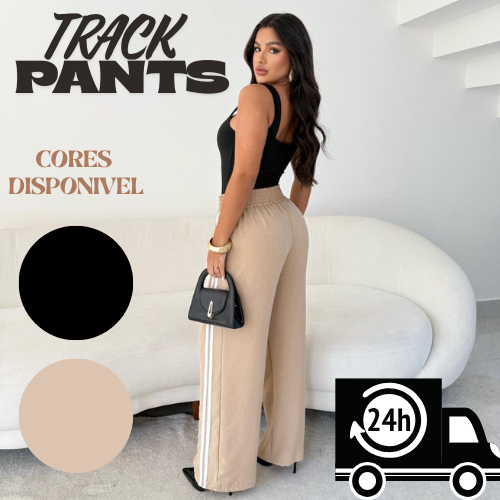 Calça Pantalona duna com listras laterias TrackPa