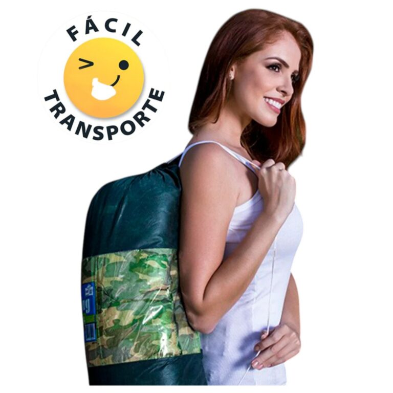 Colchonete Para Camping Solteiro Camuflado 190x60c