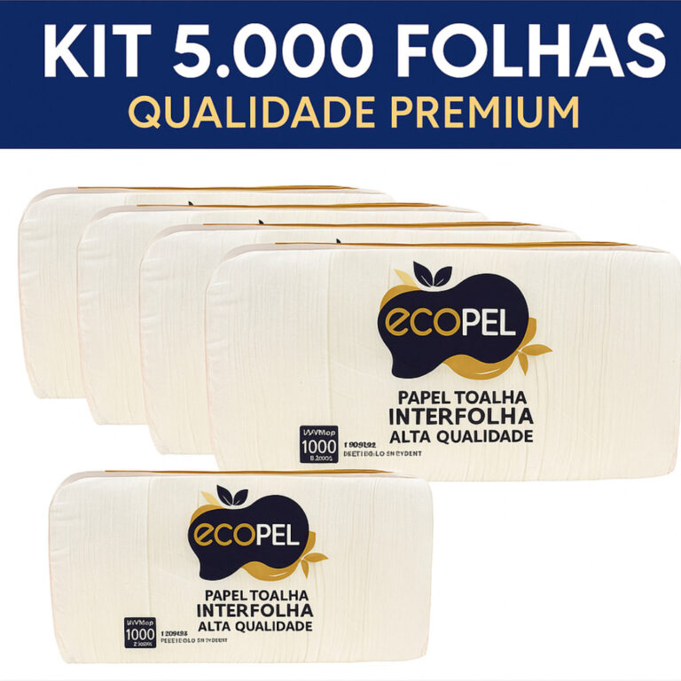 Papel Toalha Interfolha Branco Premium KIT econôm