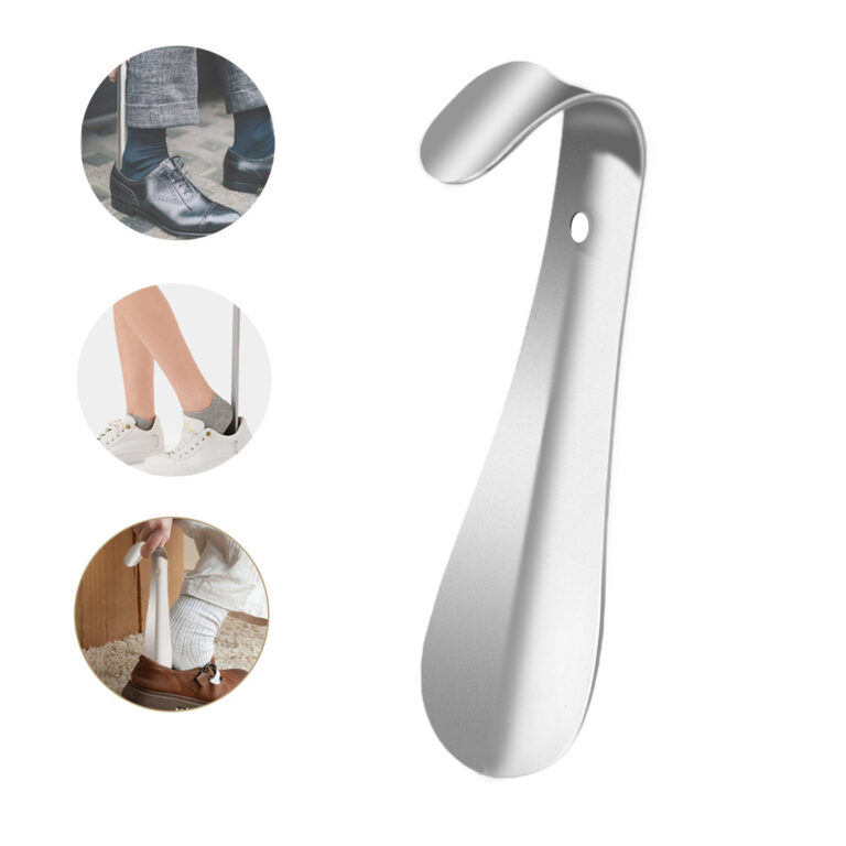 Calçadeira Curva Inox Calçar Sapato Tenis Sneake