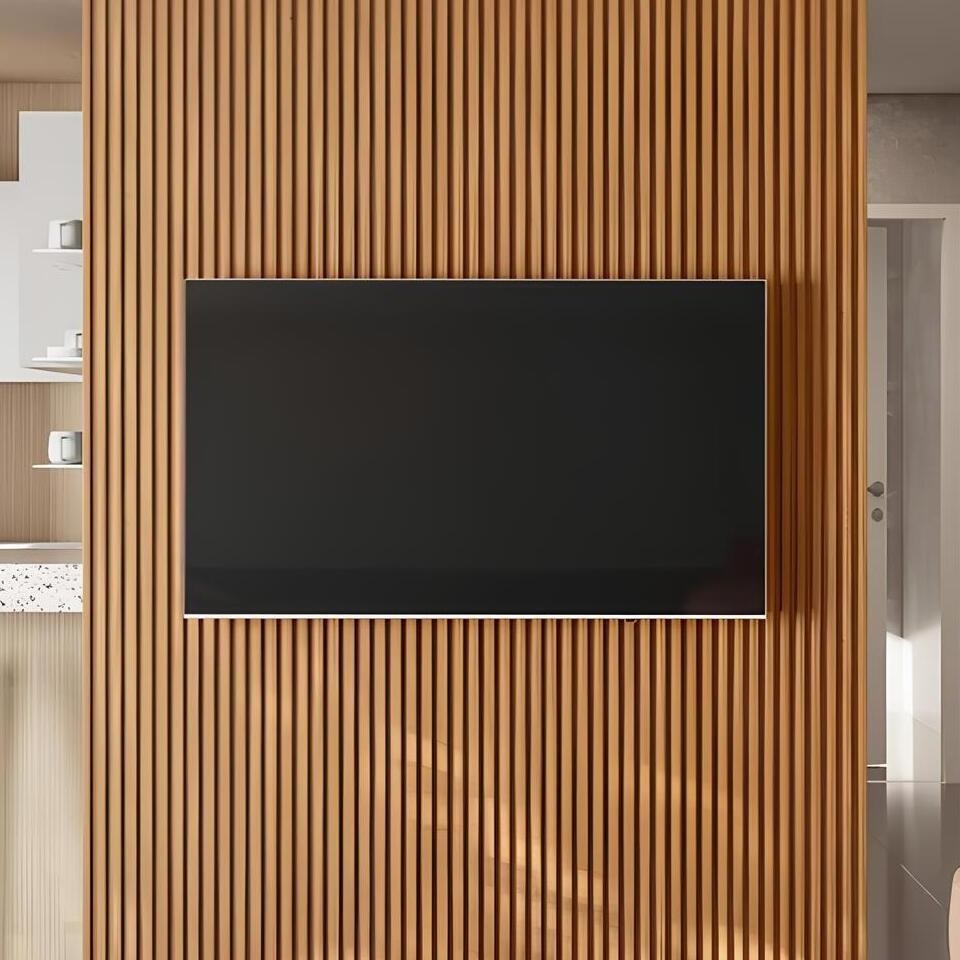 Placas Painel Luxo Decorativo Ripado de Parede em MDF Autocolante – Envio Imediato – Casa Decoração
