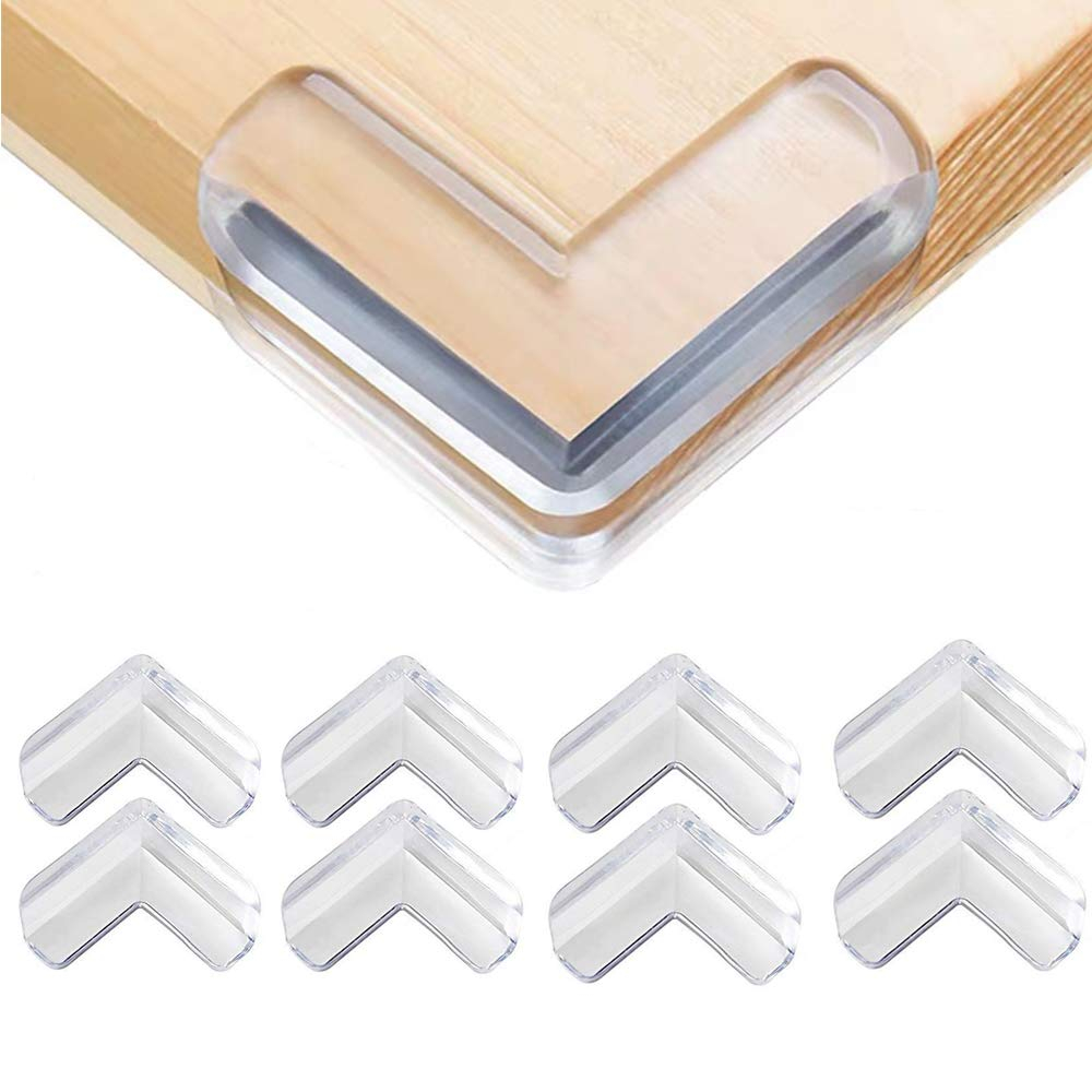 20 Protetor De Silicone De Mesa Quina Protetor Para Moveis  Quadrado e Rotundidade Quarto Cozinha Ca