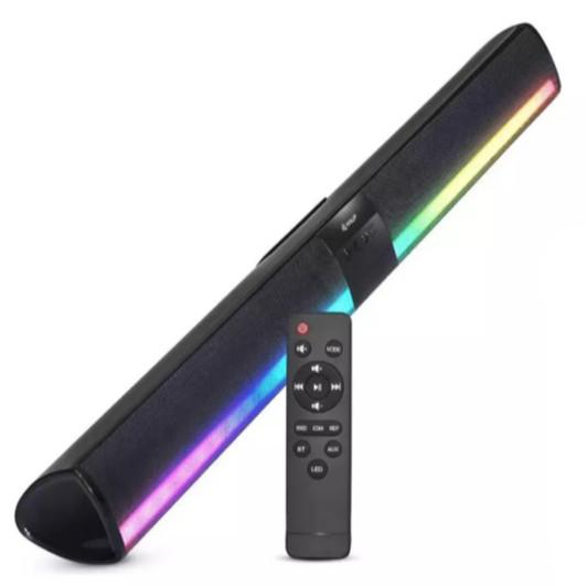 Soundbar Portátil Caixa de Som Bluetooth RGB Knup