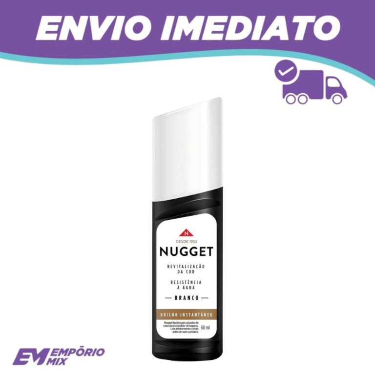 Polidor De Sapato  Líquido Nugget Branco 60ml Tir