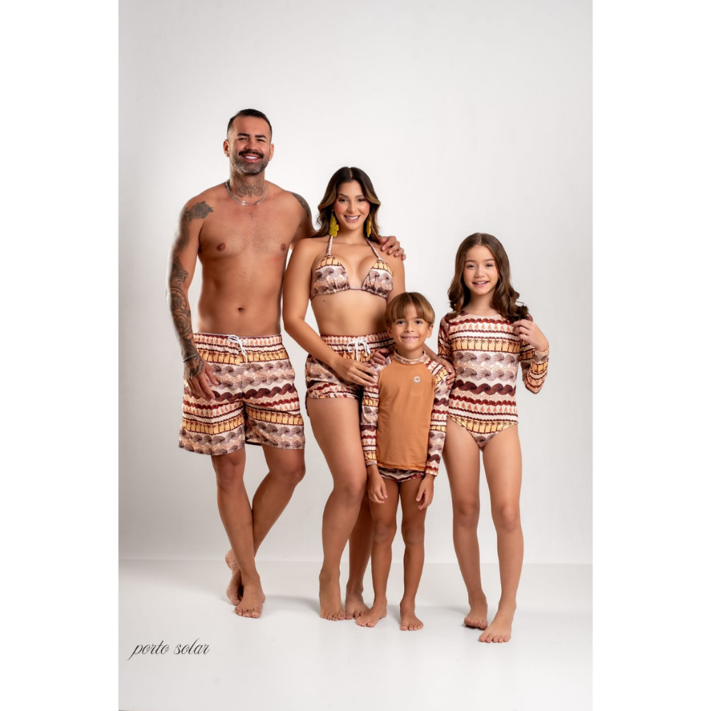 Peças para Kit Familia Moda praia Shorts Alta Qualidade