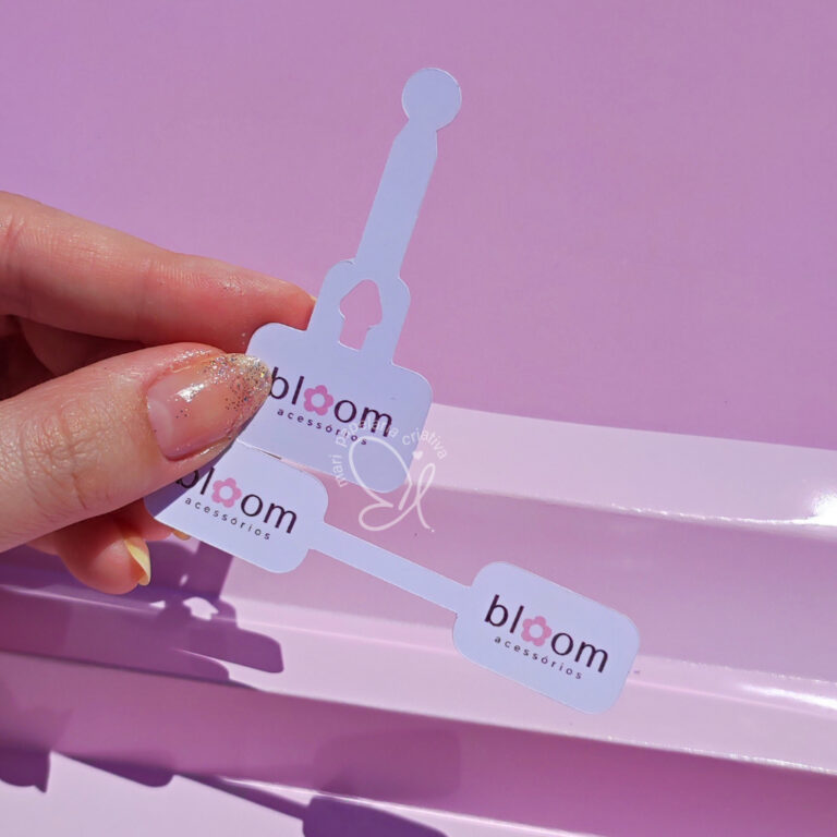 Tag para anéis personalizada com logo