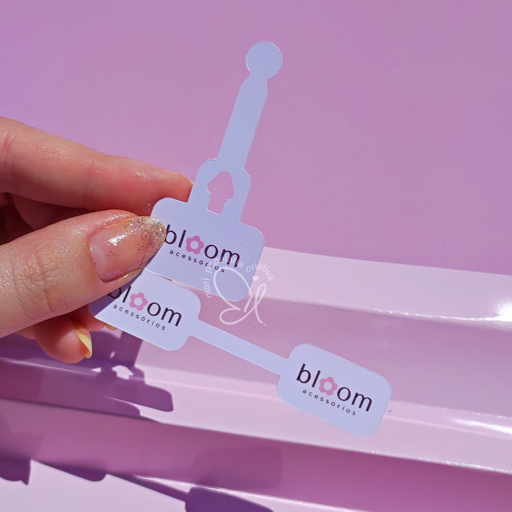 Tag para anéis personalizada com logo