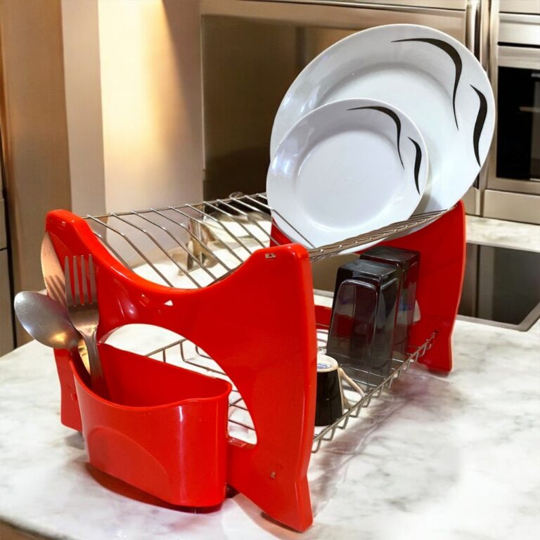 Escorredor de pratos louça duplo 2 andares 13 pra