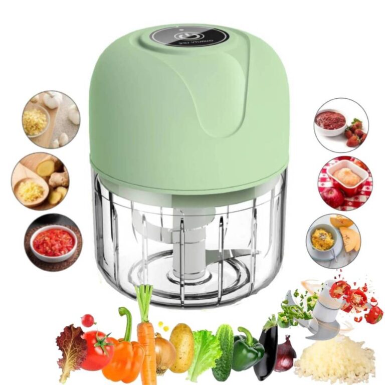 Mini Processador Triturador Elétrico De Alho Carn