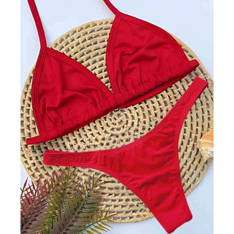 Biquíni Feminino Fio dental busto cortininha sem 