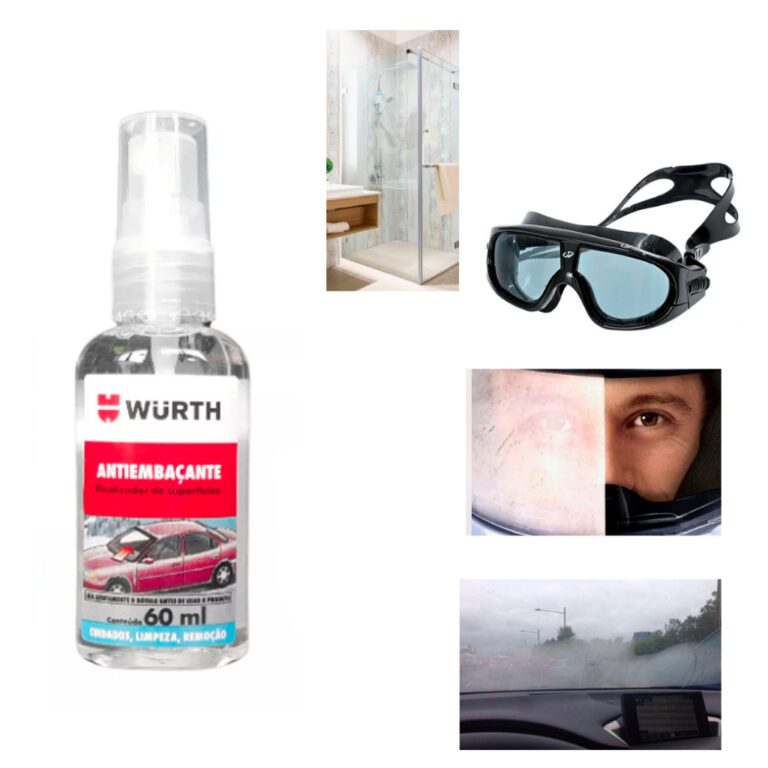 ANTIEMBAÇANTE CAPACETE VISEIRA VIDRO DE CARRO ESP