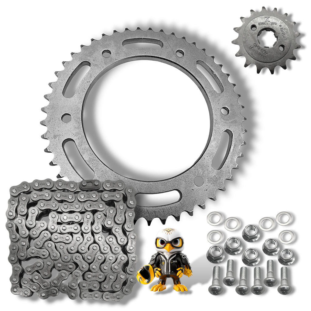Kit Relação Honda Nxr Bros 160 Xre 190 Com Prisioneiro