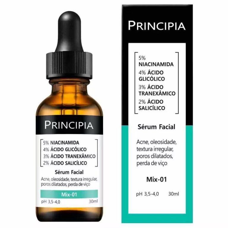 Sérum com mix de 4 ativos: 5% de Niacinamida, 4% 