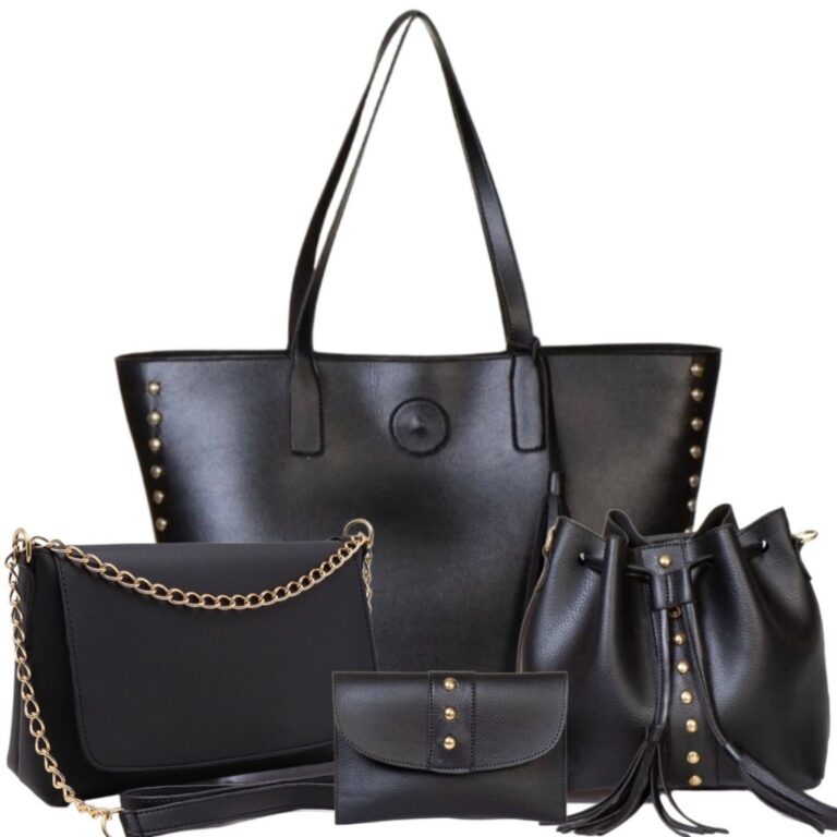 Kit 4 Bolsas Femininas Sacola Bag Femininas Tiraco