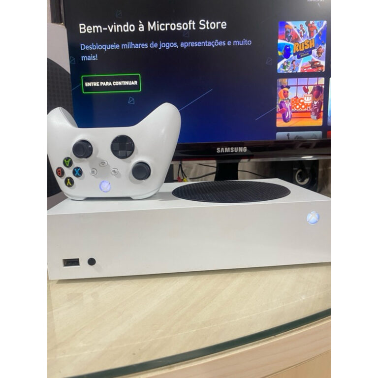 X Box Series S + Controle + Cabos 512 Gigas
