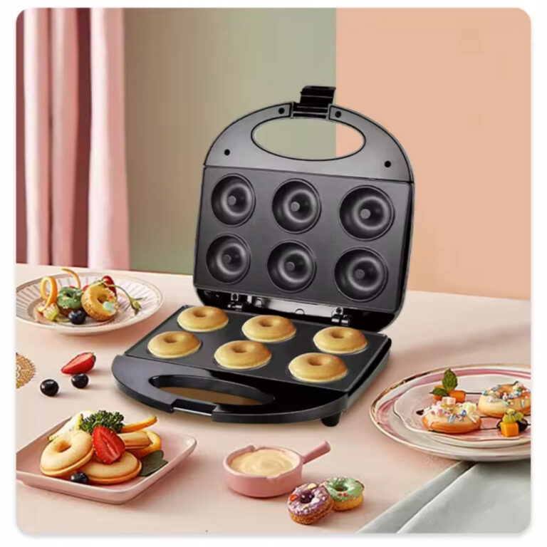 Máquina De Donuts E Rosquinhas Com 6 Furos Para C