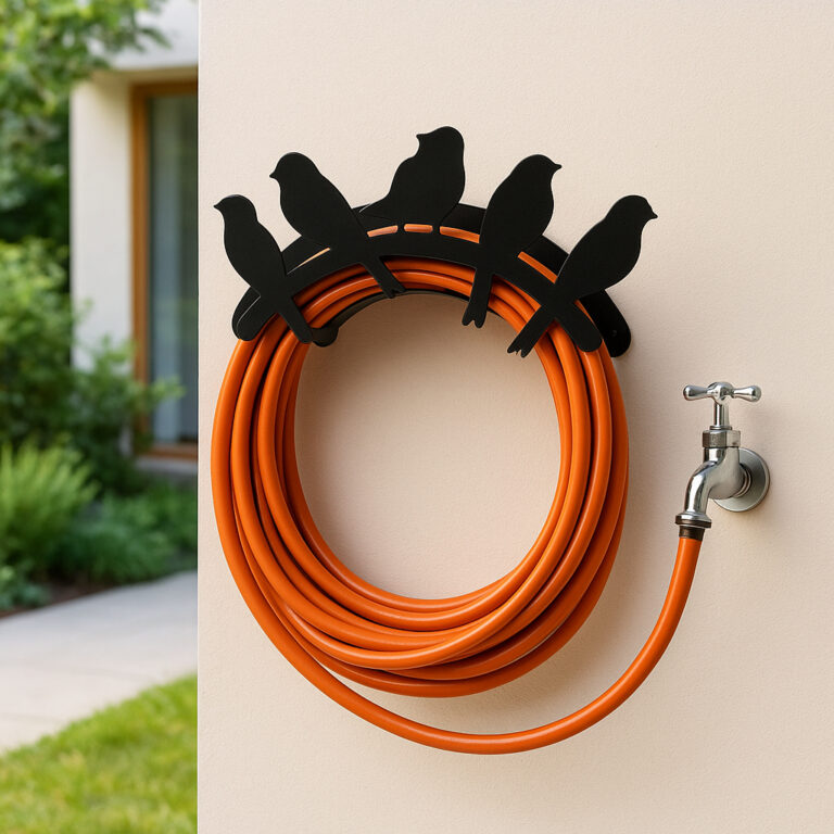 Suporte de Mangueira decorativo em aço para Jardi