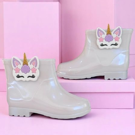 Galocha Infantil de Menina Estilosa Bota Feminina 