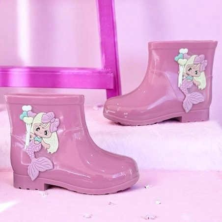 Galocha Infantil Feminina Bota de Menina Estilosa 